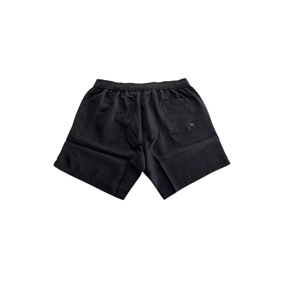 Trussardi Beachwear Short de Bain Noir en Polyester pour Homme