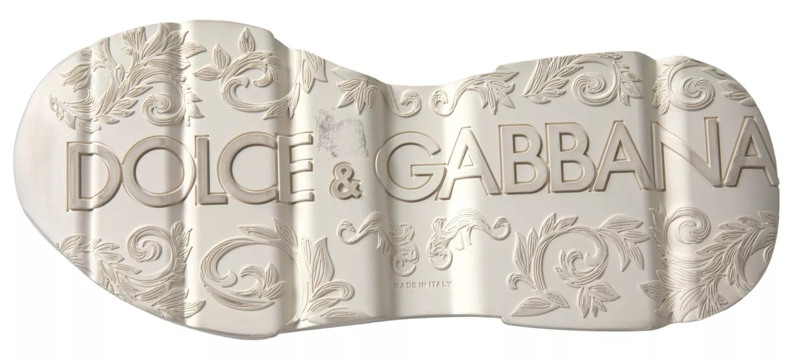 Baskets Dolce & Gabbana Blanches Beiges en Cuir Sport DAYMASTER