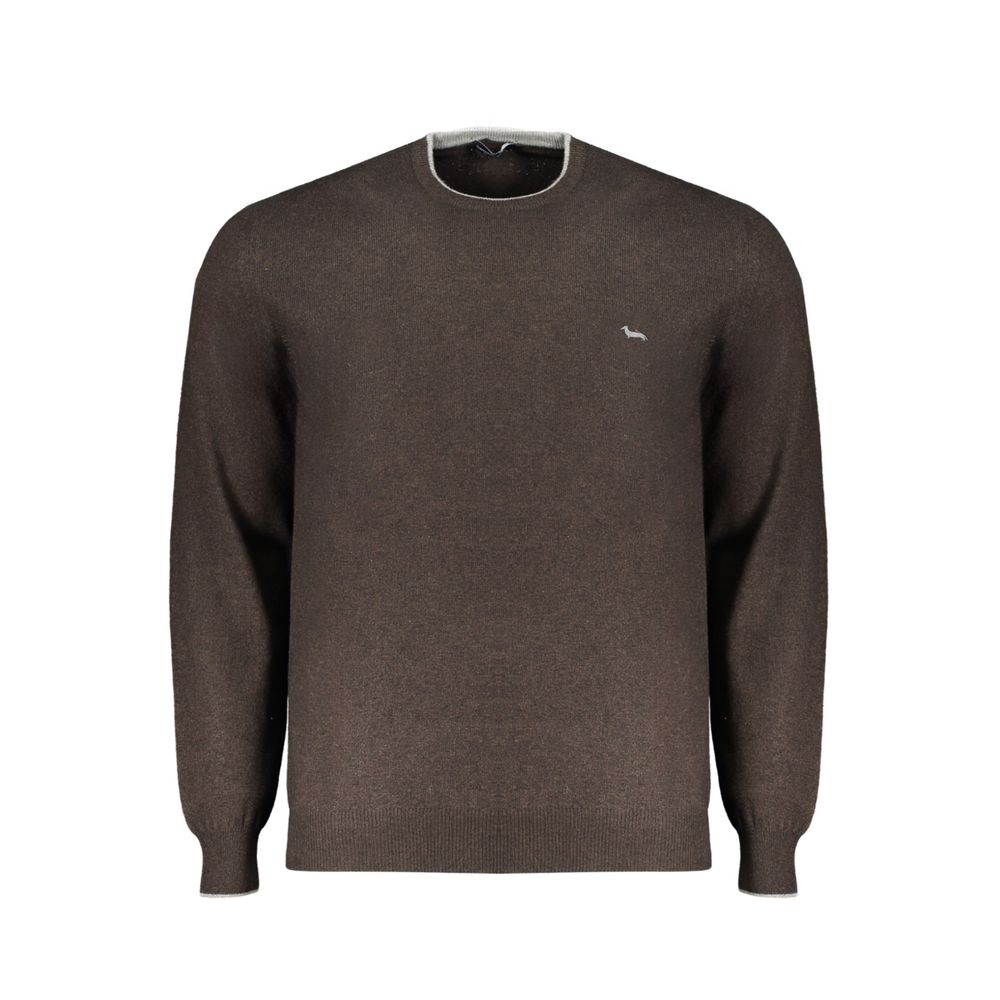 Pull en laine marron Harmont & Blaine pour homme