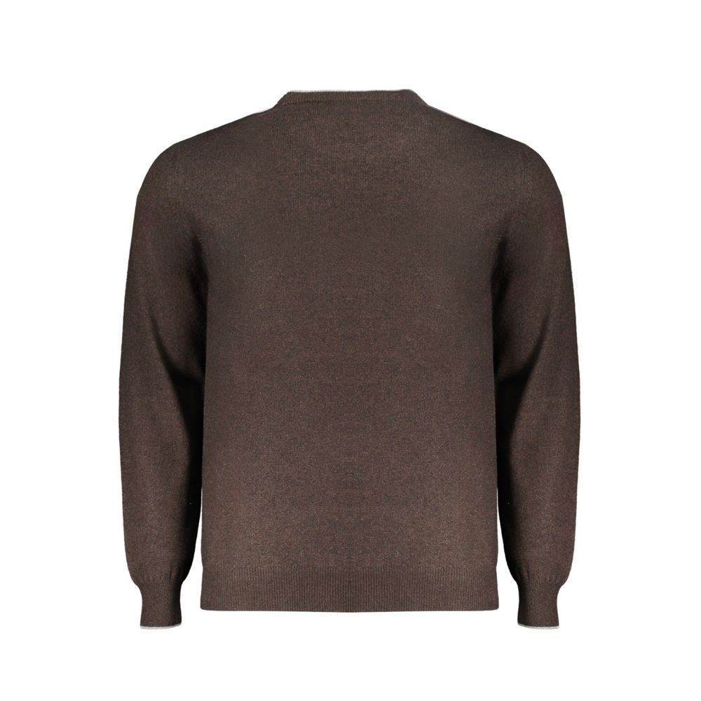 Pull en laine marron Harmont & Blaine pour homme