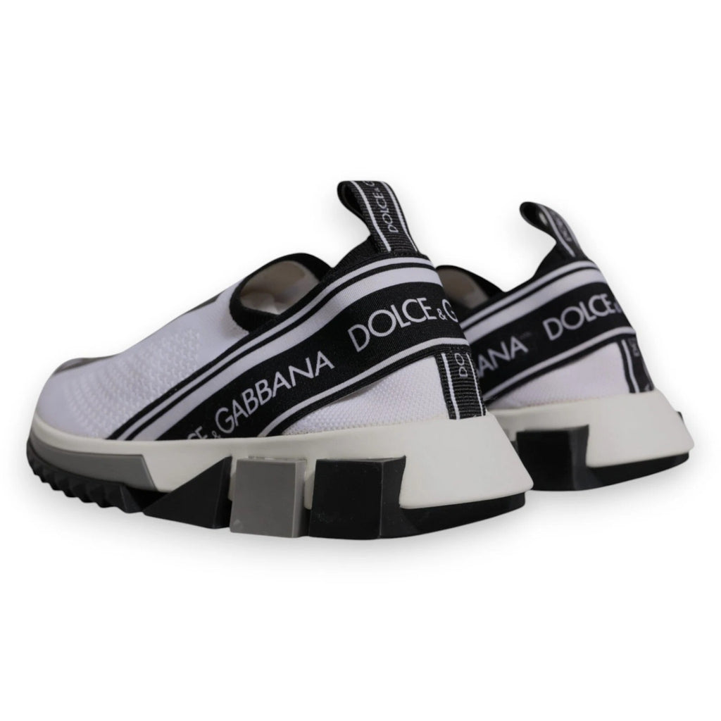 Chaussures de sport à enfiler Dolce & Gabbana Sorrento blanc noir