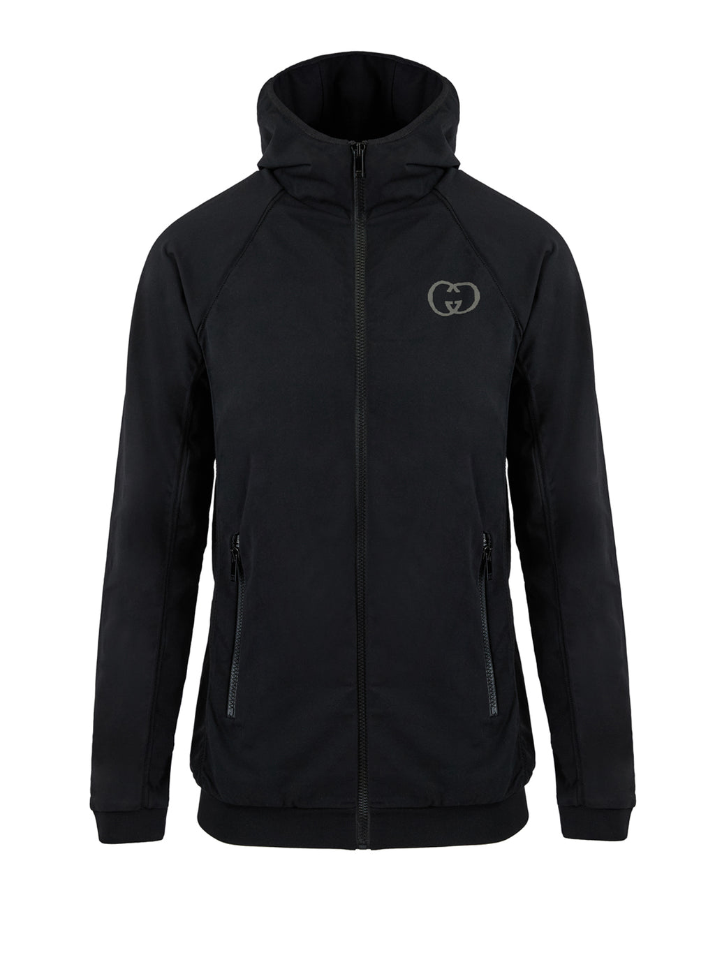 Gucci Schwarzes Polyamid-Kapuzenpullover