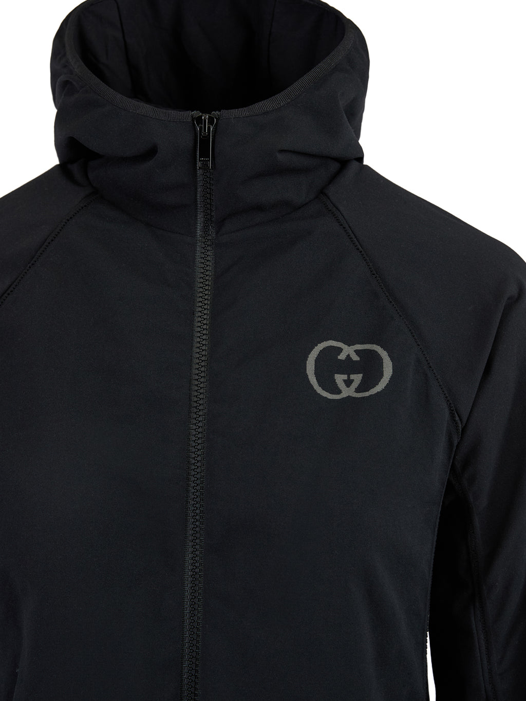 Gucci Schwarzes Polyamid-Kapuzenpullover