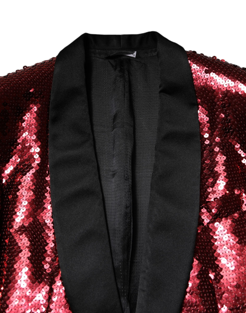 Veste Blazer Dolce & Gabbana Rouge SICILIA Ornée de Paillettes