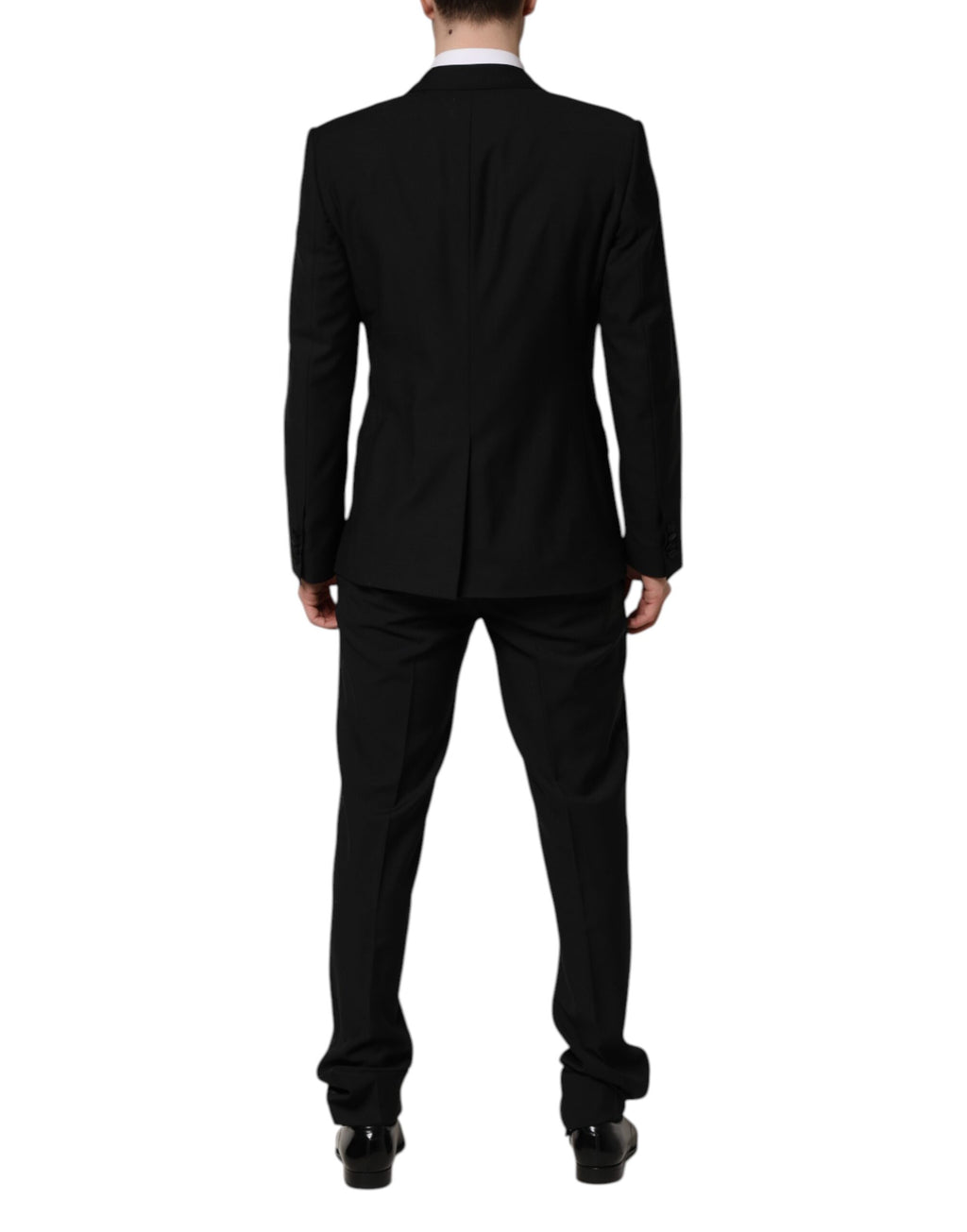 Costume 3 pièces Dolce & Gabbana noir MARTINI orné de cristaux
