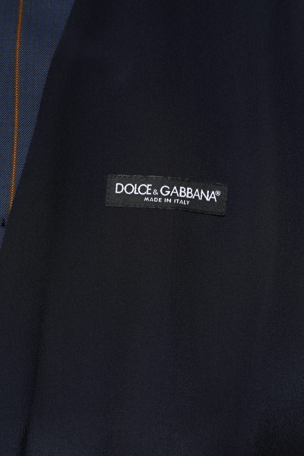 Dolce & Gabbana Blue Stripes Wool Formal Men Waistcoat Vest