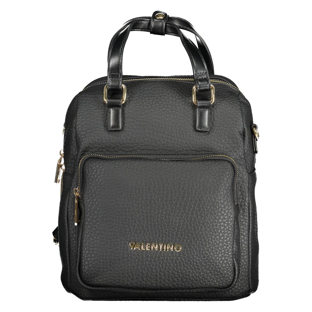 Mario Valentino Schwarzer Polyethylen-Rucksack für Damen