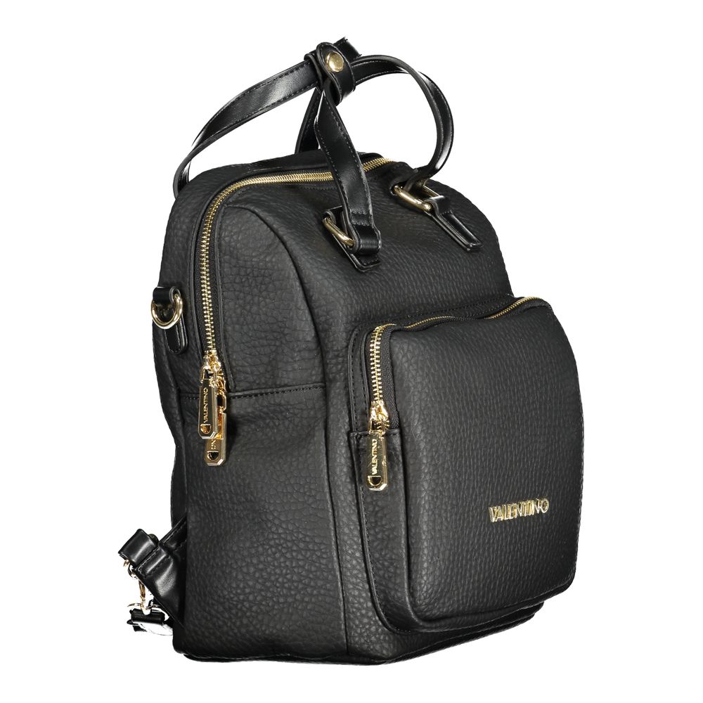 Mario Valentino Schwarzer Polyethylen-Rucksack für Damen