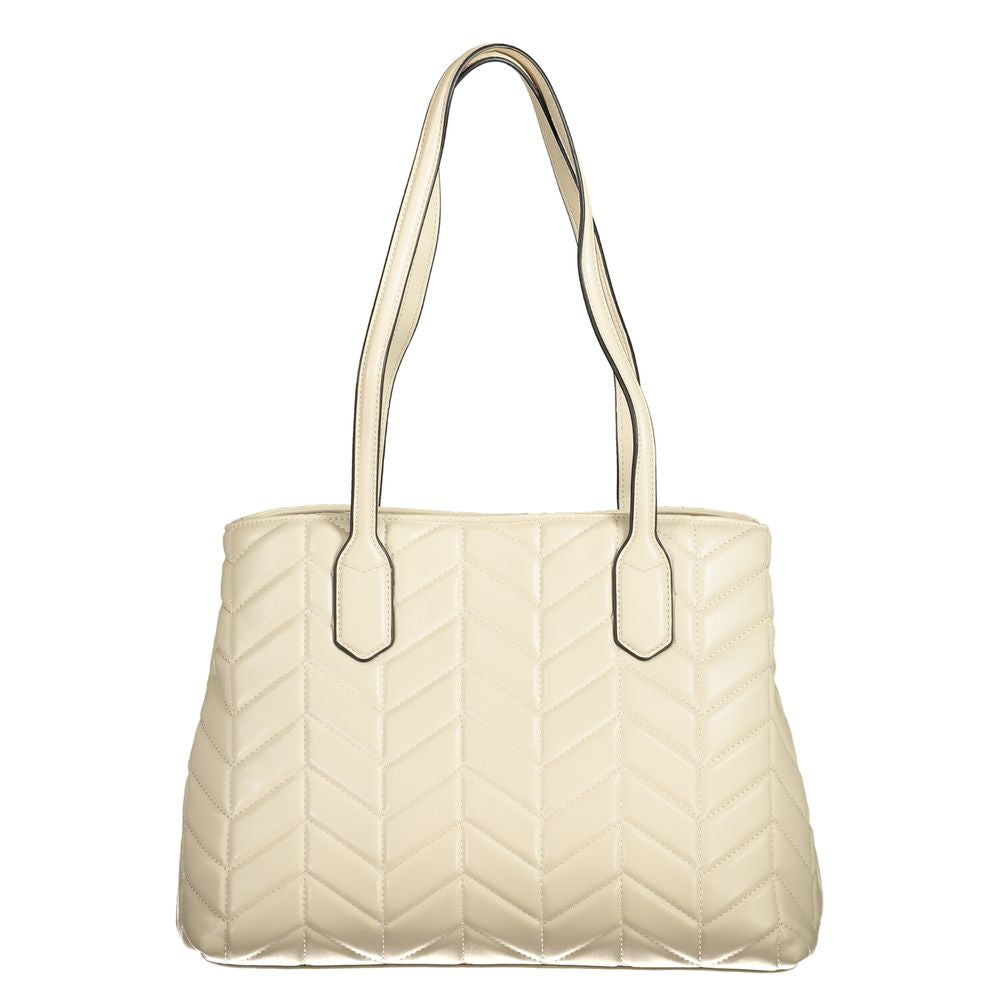 Sac à main Valentino beige en polyéthylène