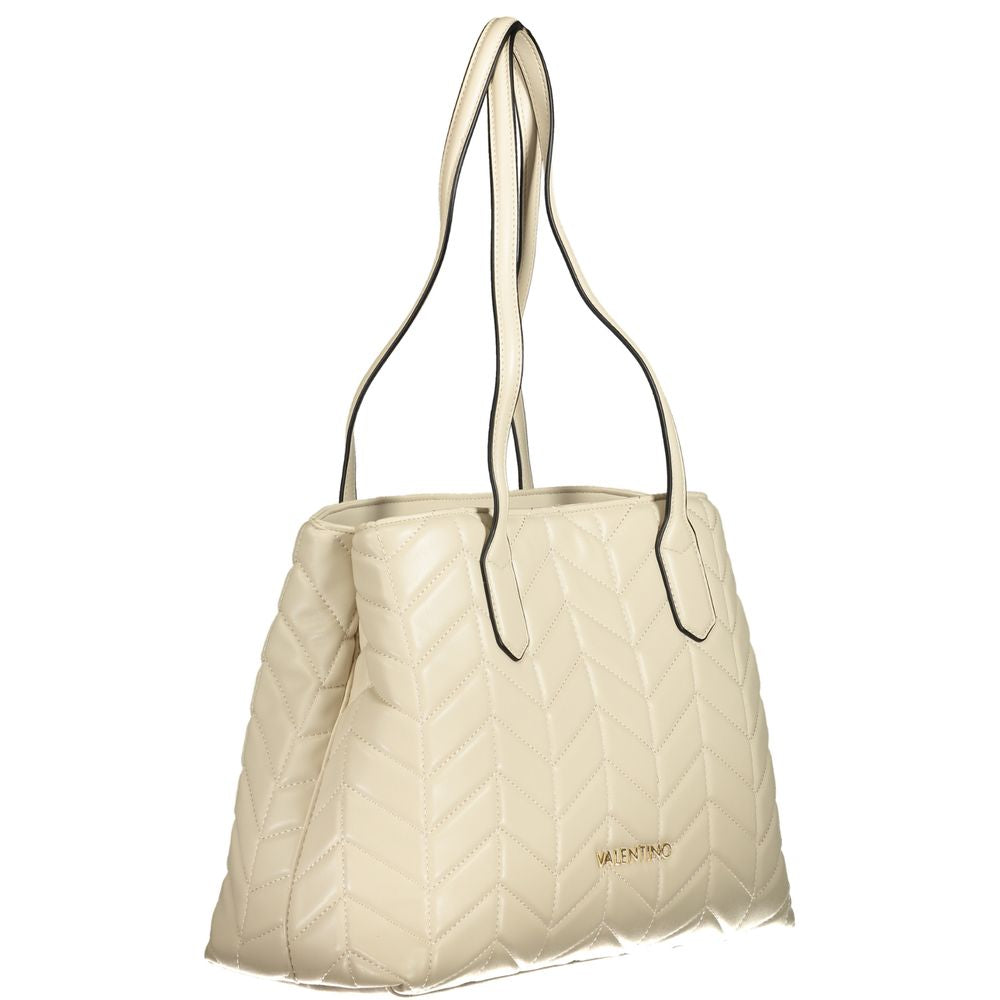 Sac à main Valentino beige en polyéthylène