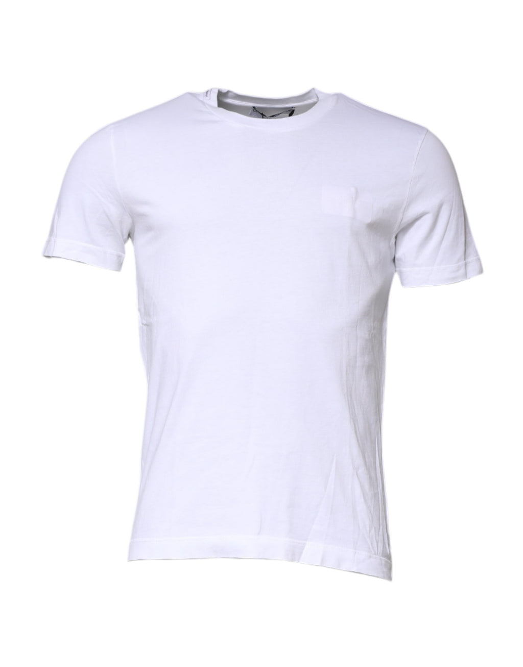 T-shirt Dolce & Gabbana en coton blanc à col rond et manches courtes
