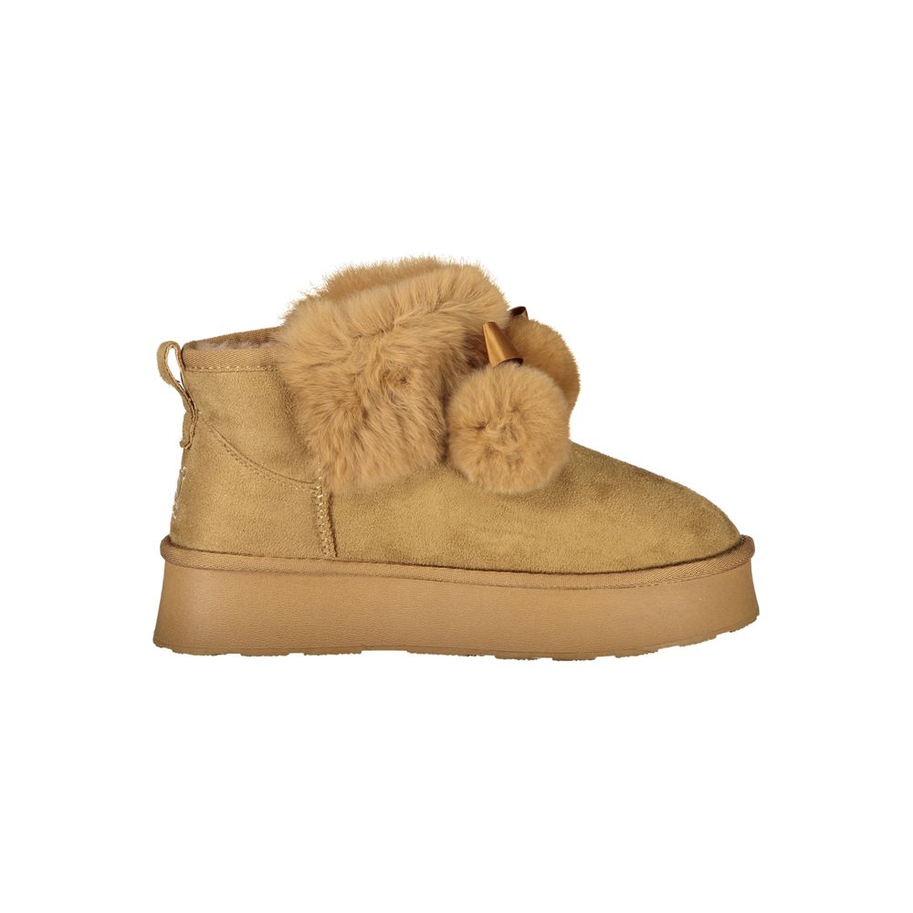 Laura Biagiotti Marron Polyester Bottine Femme