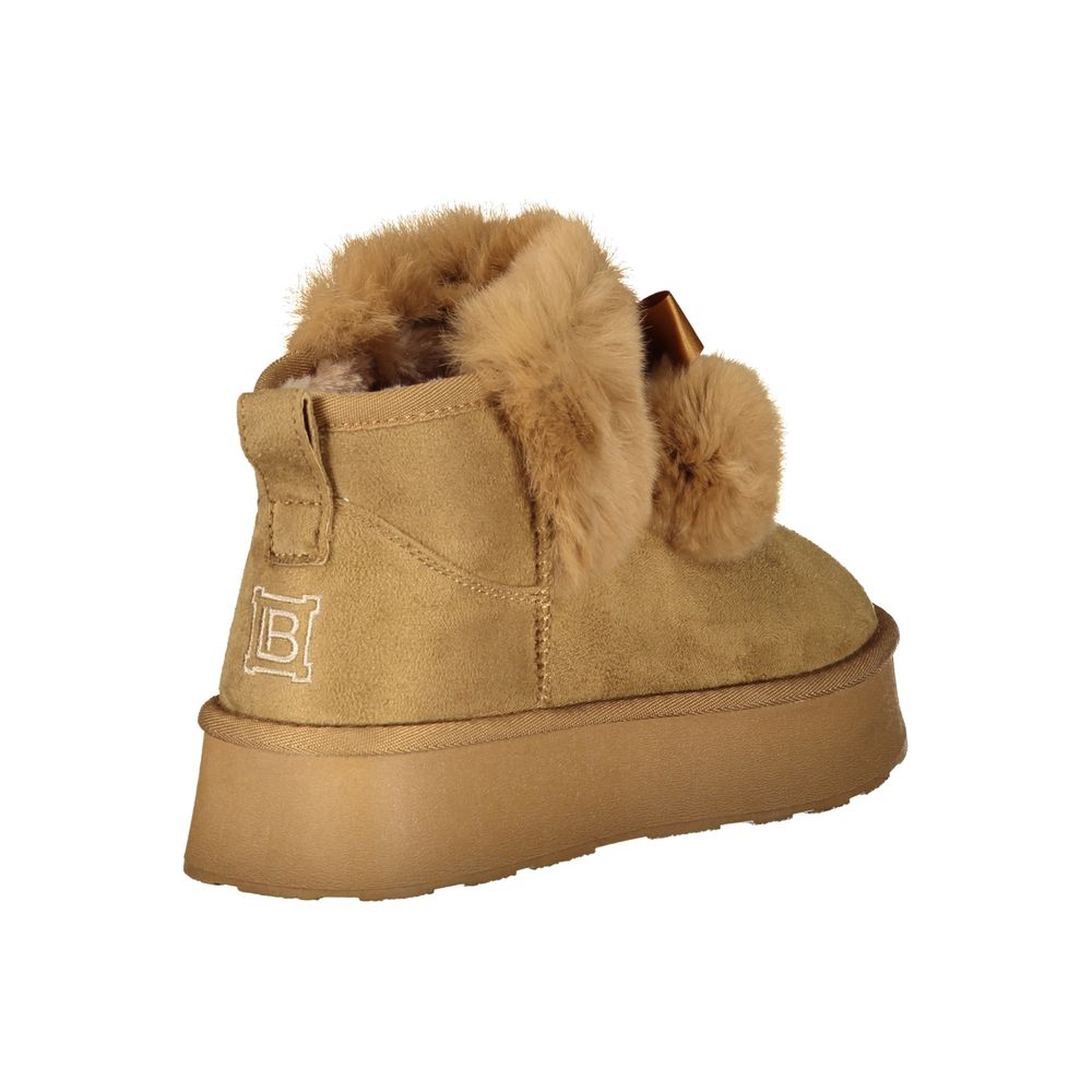 Laura Biagiotti Marron Polyester Bottine Femme