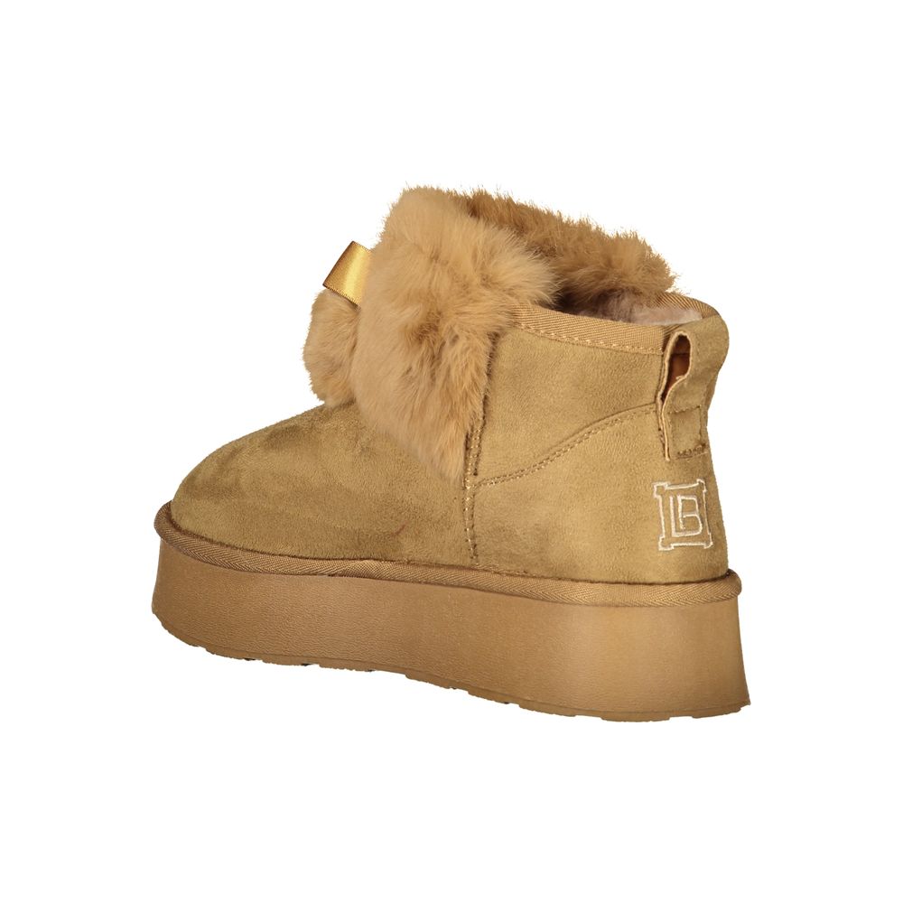 Laura Biagiotti Marron Polyester Bottine Femme