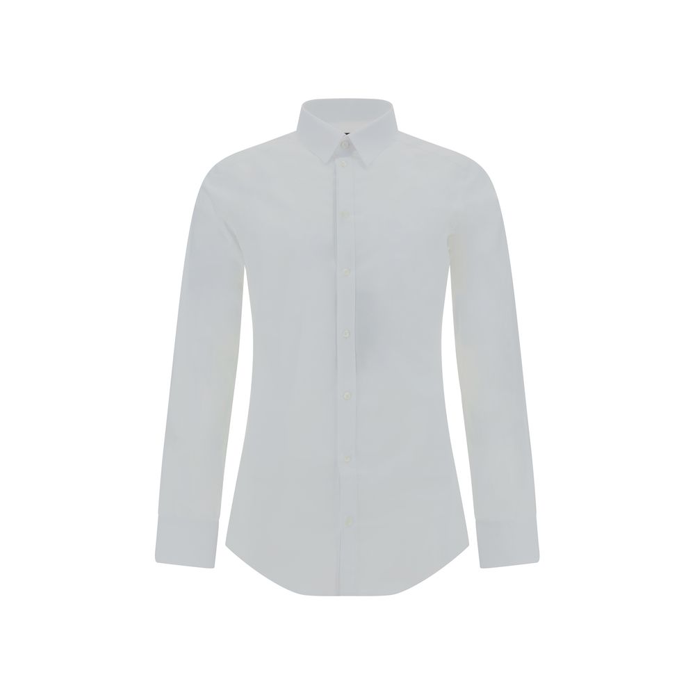 Chemise ajustée Dolce & Gabbana en élasthanne blanc