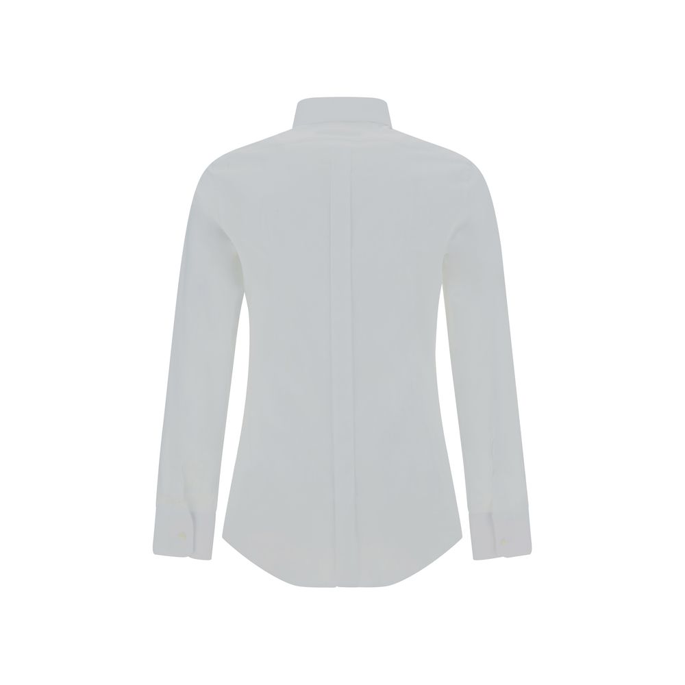 Chemise ajustée Dolce & Gabbana en élasthanne blanc