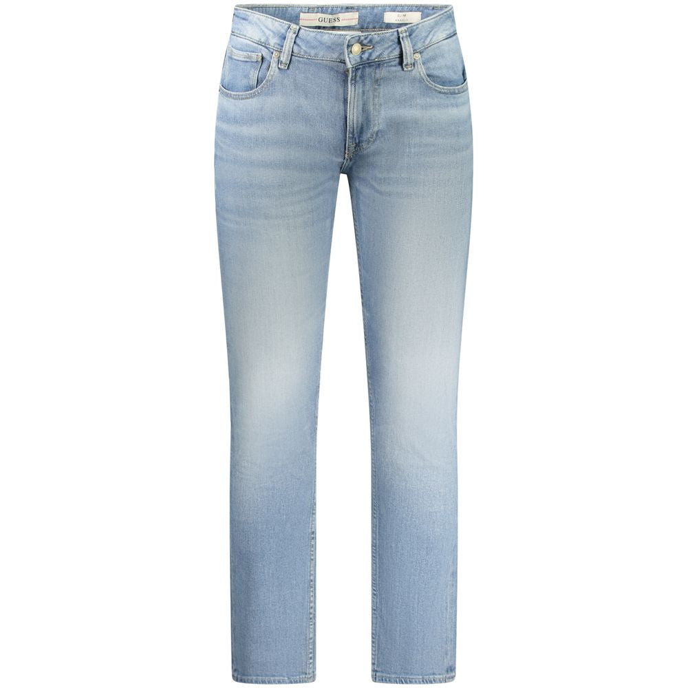 Jean skinny Guess Jeans Azzurro en coton pour femme