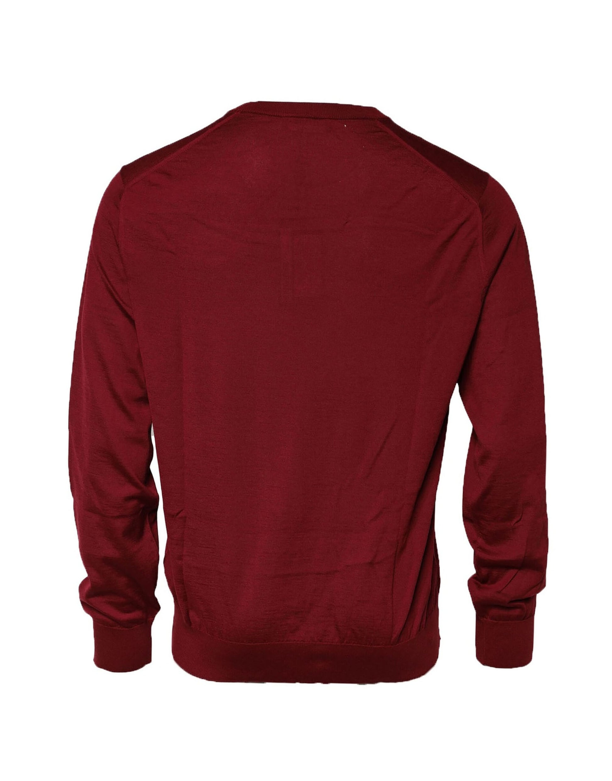 Pull en cachemire bordeaux Dolce & Gabbana à col rond