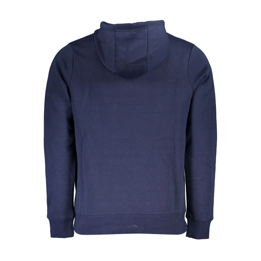 Sweat-shirt à capuche bleu en coton pour homme Norvège 1963
