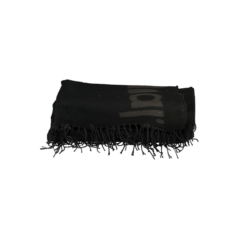 Poncho femme Desigual noir en polyester