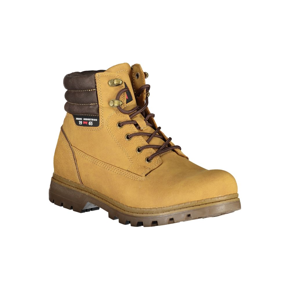 Carrera Jaune Bottes Hommes en Polyuréthane