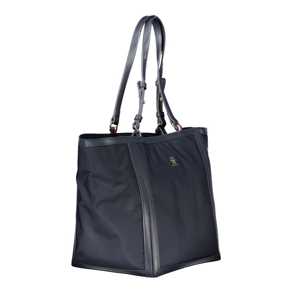 Sac à main Tommy Hilfiger en polyester bleu pour femme