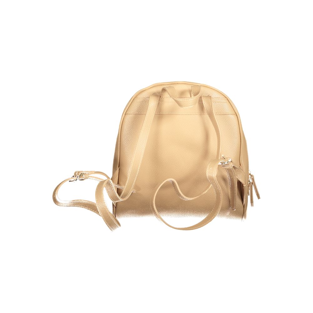Mario Valentino – Beigefarbener Polyethylen-Rucksack