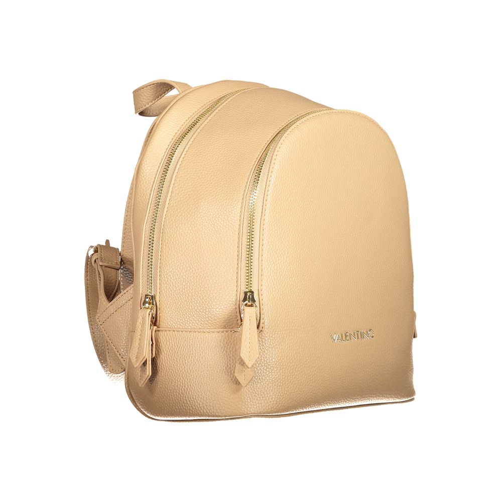 Mario Valentino – Beigefarbener Polyethylen-Rucksack
