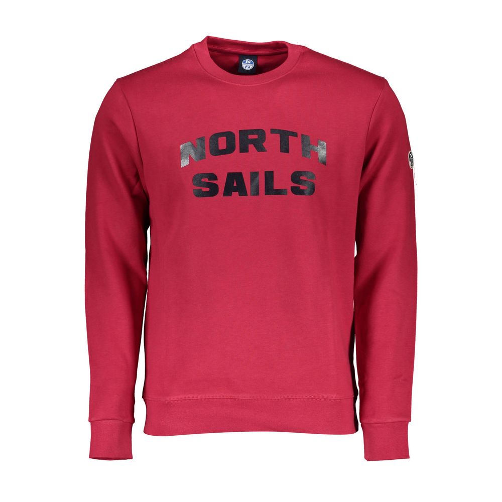 Sweat-shirt homme en coton rouge North Sails
