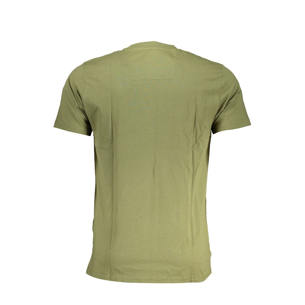 T-shirt Cavalli Class vert en coton pour homme