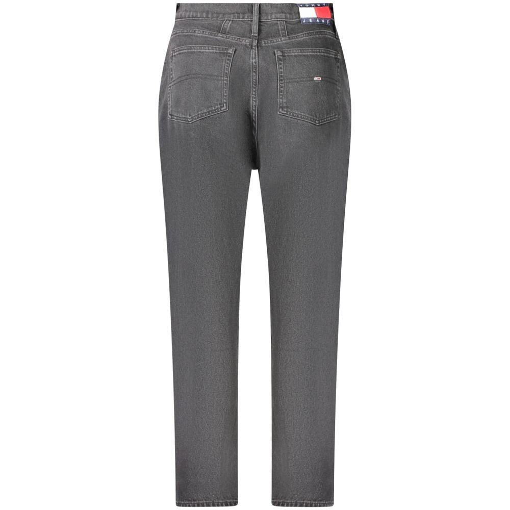 Jean en coton noir Tommy Hilfiger pour femme