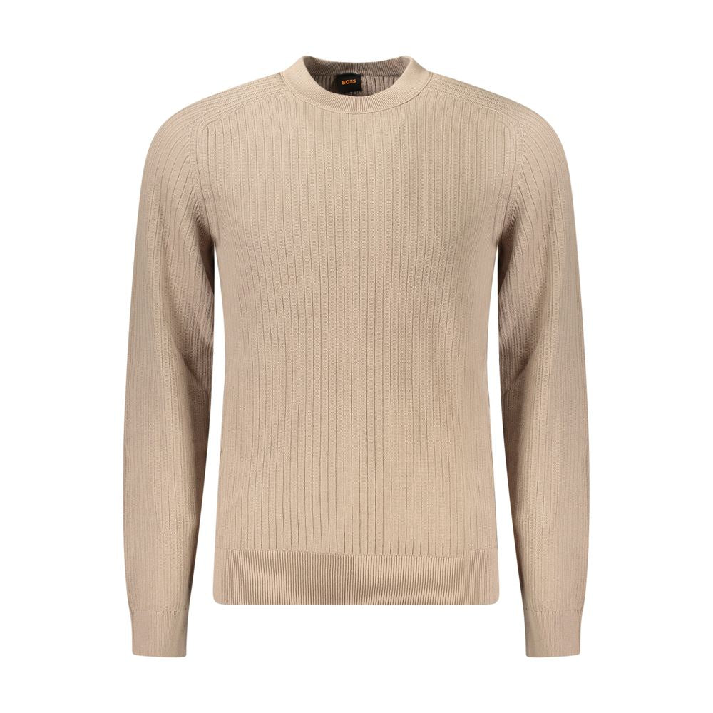 Pull Hugo Boss pour homme en coton beige