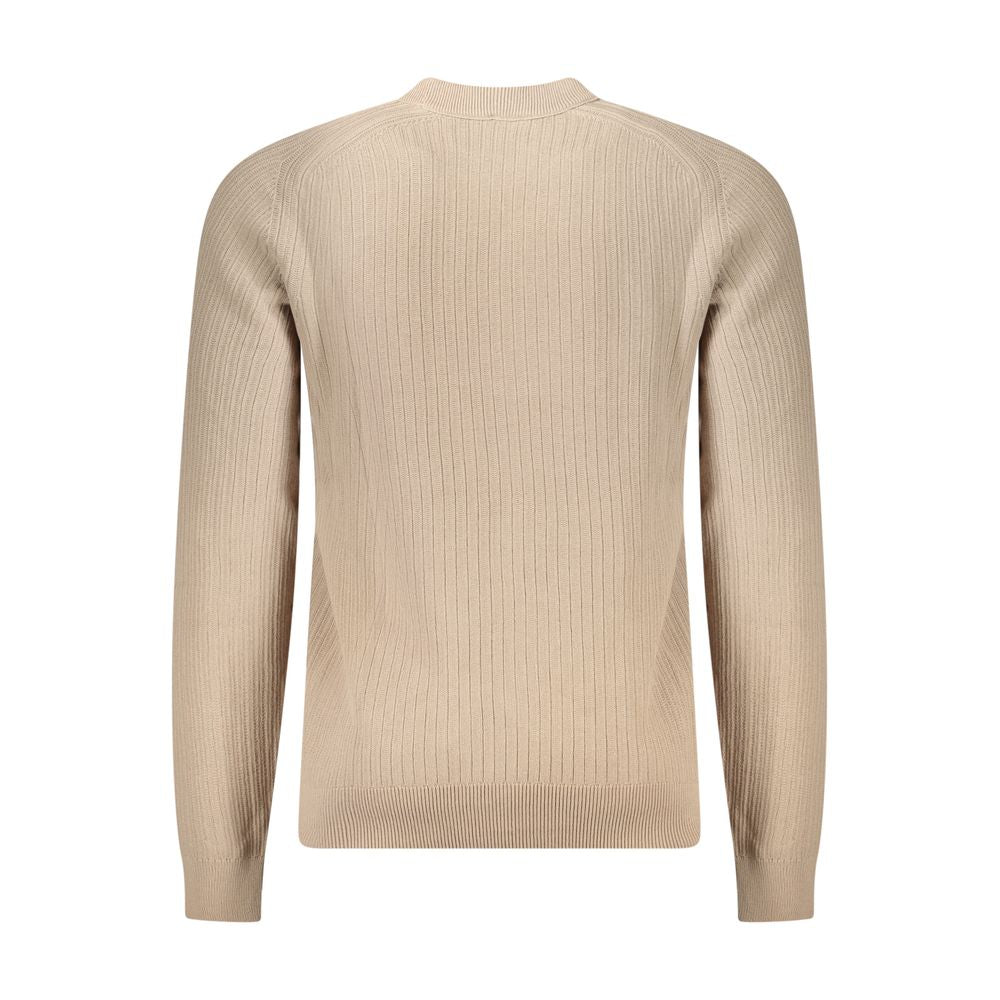 Pull Hugo Boss pour homme en coton beige