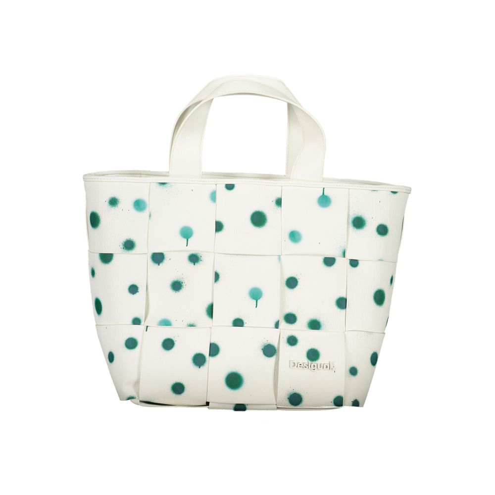 Sac à main Desigual blanc en polyuréthane pour femme