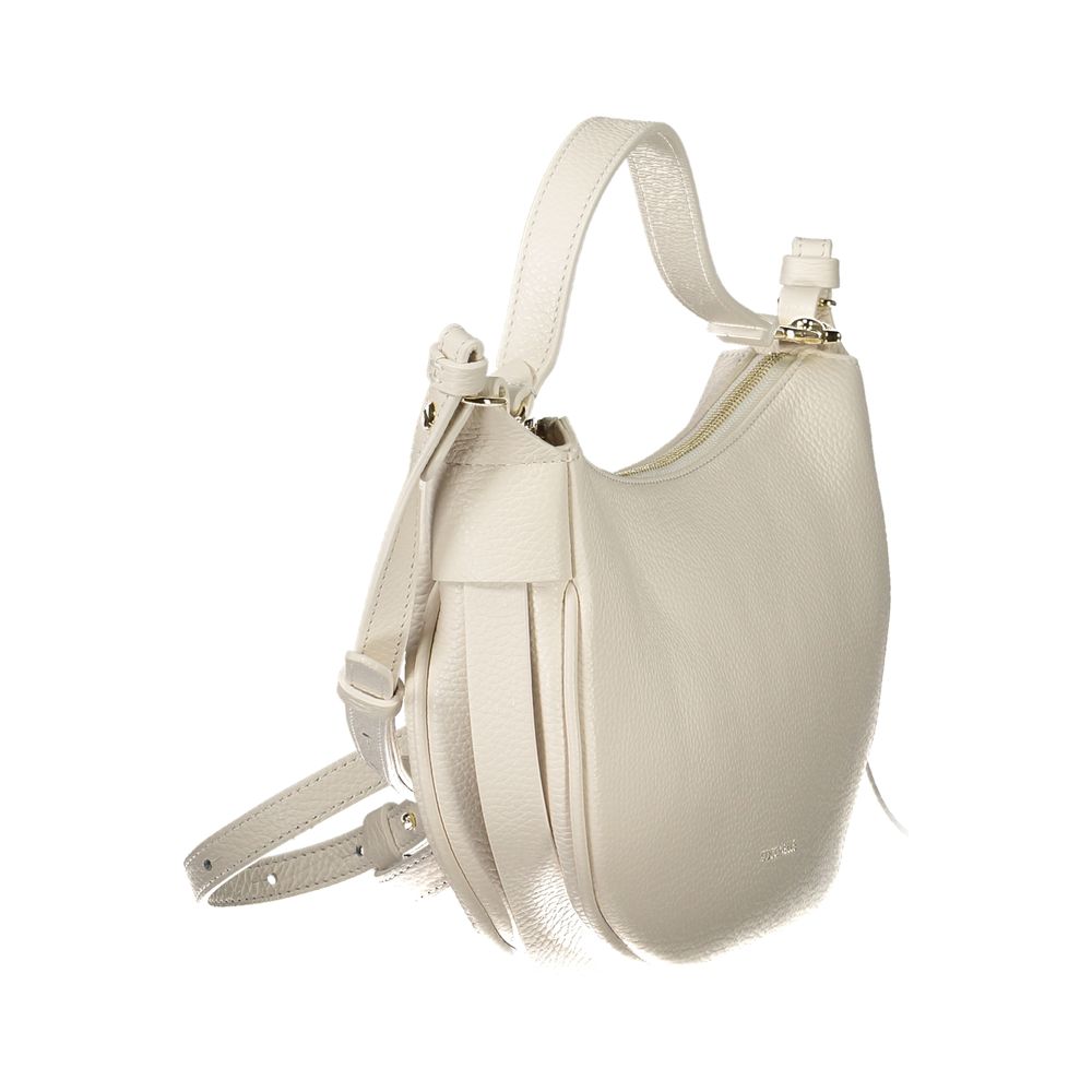 Coccinelle Bianco Leather Women Handbag