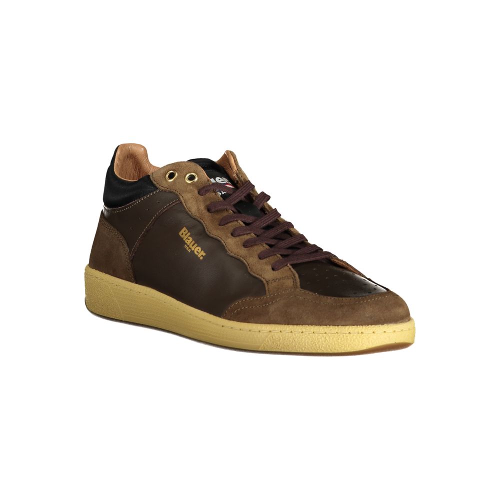 Baskets en cuir Blauer Marrone pour homme