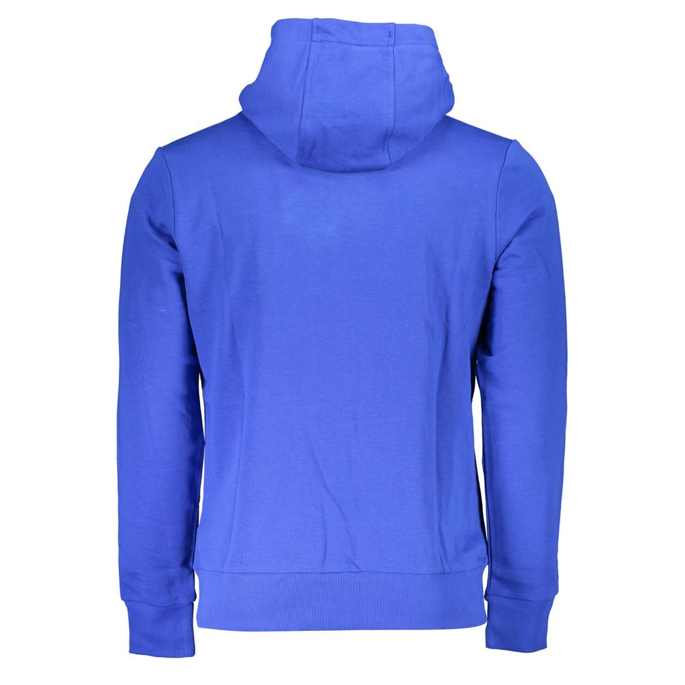 Sweat-shirt à capuche pour homme en coton bleu La Martina
