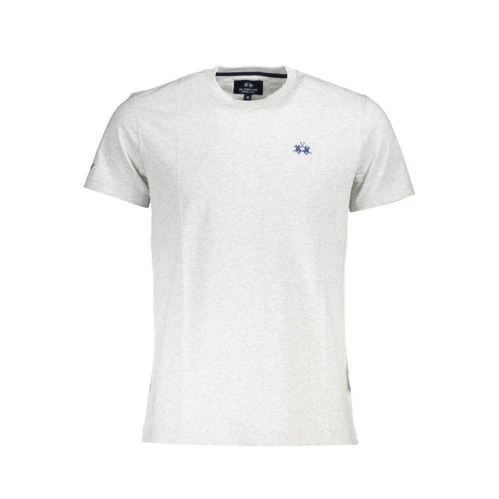 T-shirt homme en coton gris La Martina