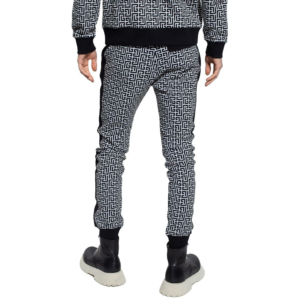 Balmain – Schwarze Jeans und Hose aus Baumwolle