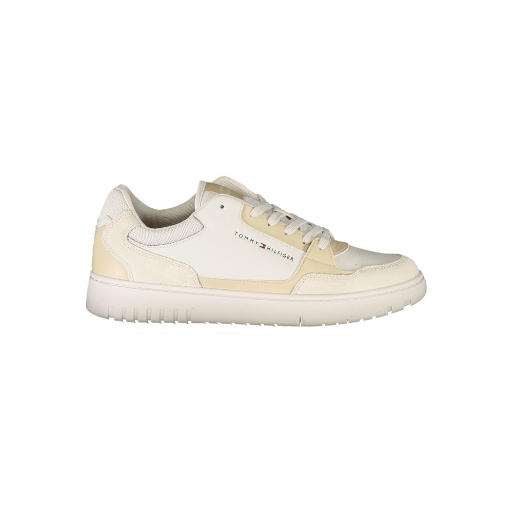 Baskets Tommy Hilfiger homme en polyuréthane beige