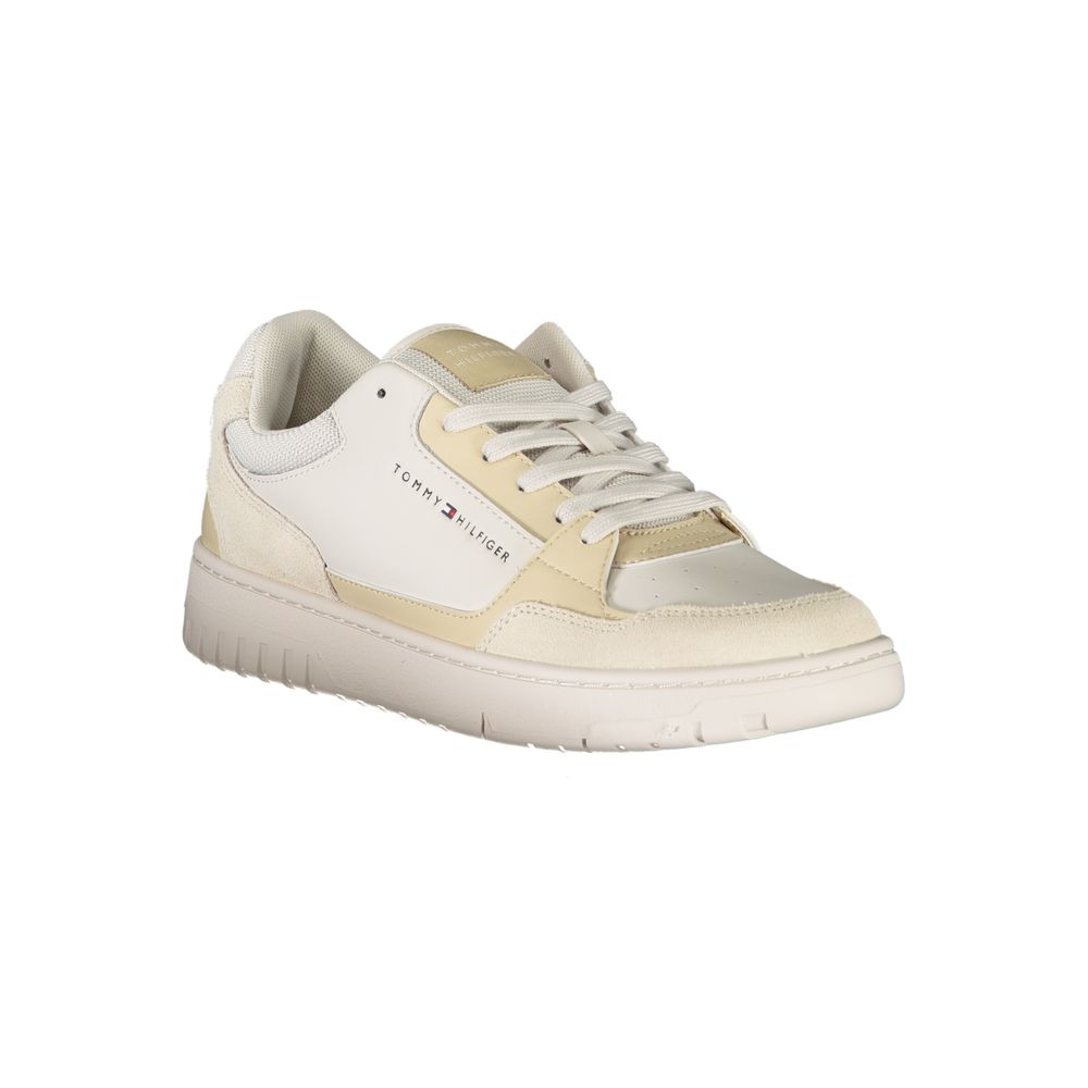 Baskets Tommy Hilfiger homme en polyuréthane beige