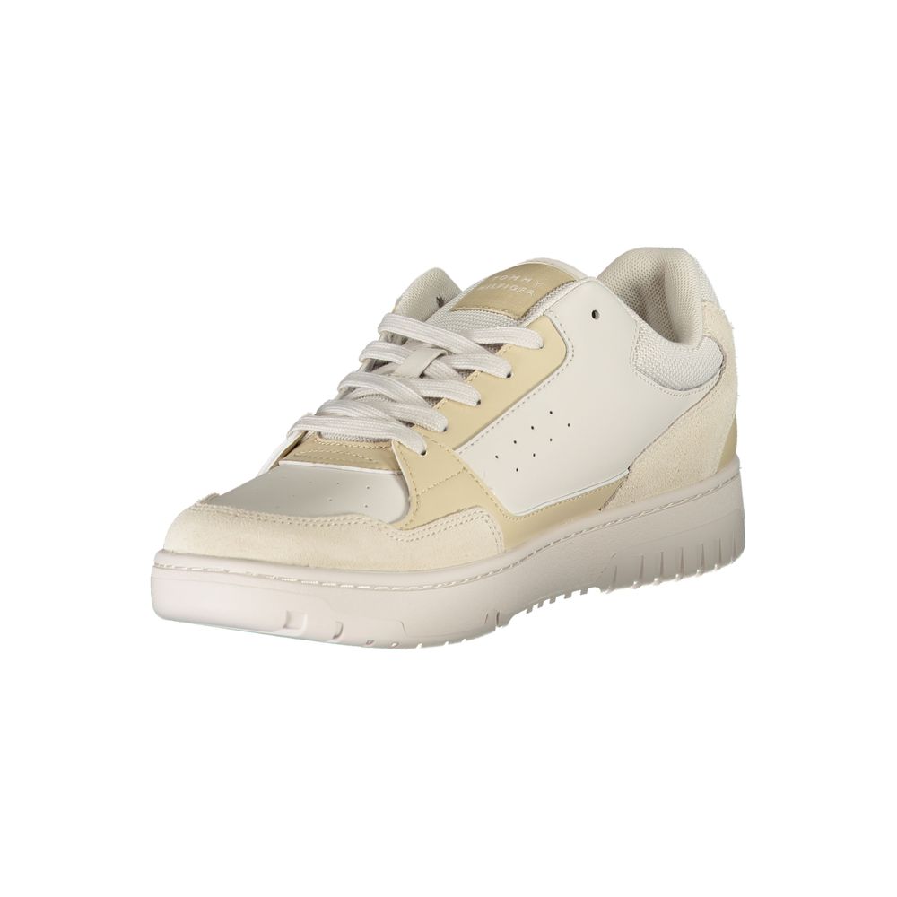 Baskets Tommy Hilfiger homme en polyuréthane beige