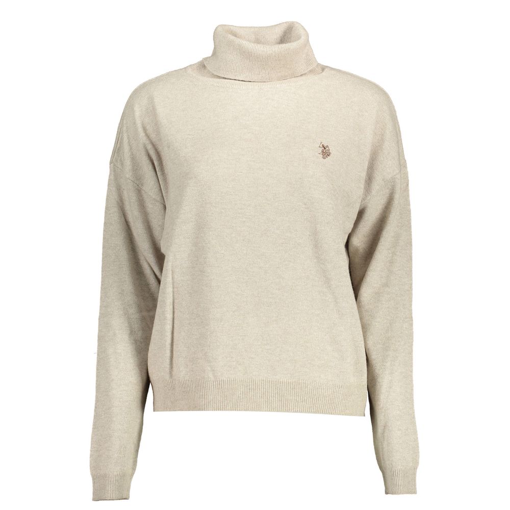 U.S. POLO ASSN. Pull Beige en Tissu pour Femme