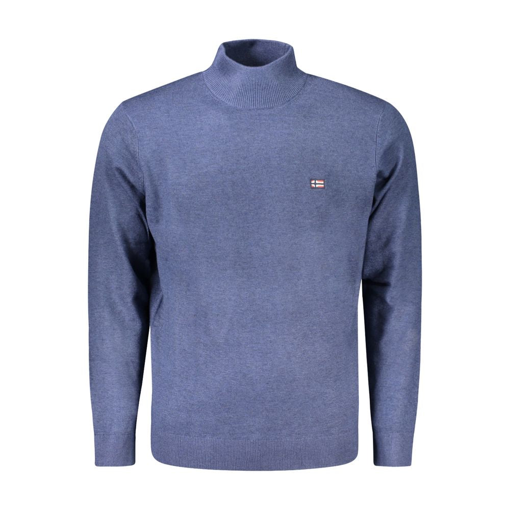 Norvège 1963 Pull en polyamide bleu pour homme