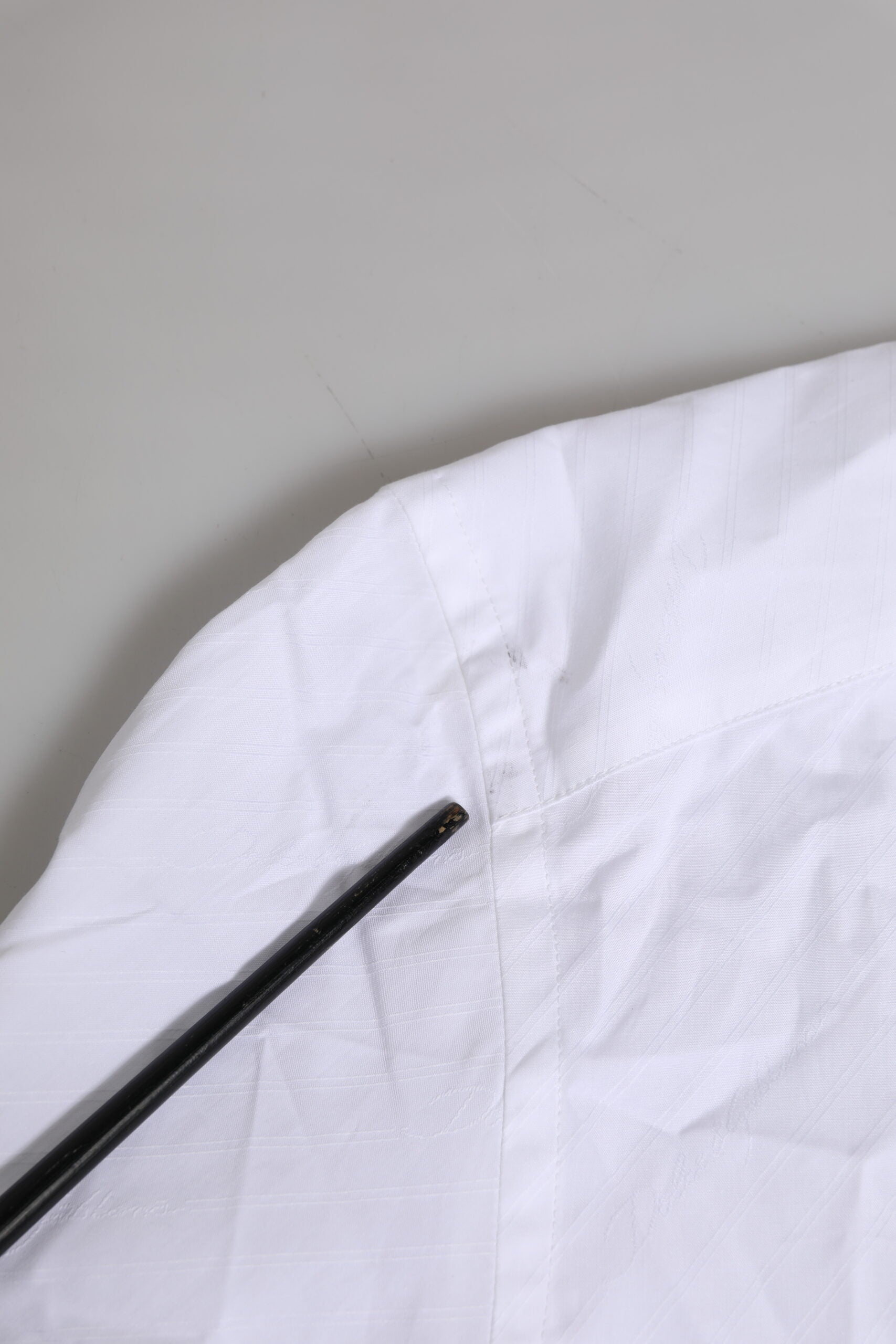 Chemise Habillée Manches Longues Dolce & Gabbana GOLD en Coton Blanc