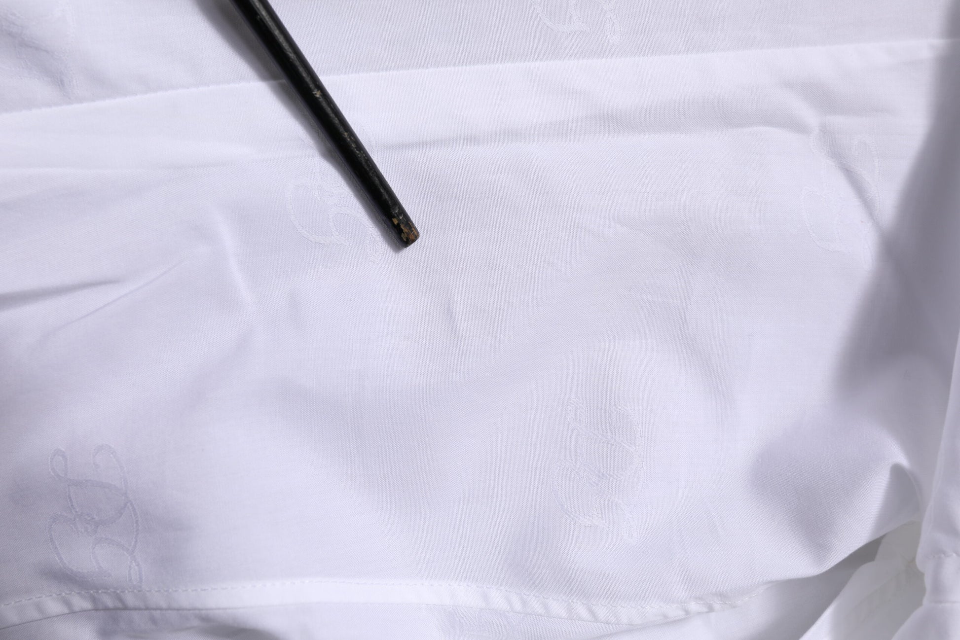Chemise Habillée Manches Longues Dolce & Gabbana GOLD en Coton Blanc