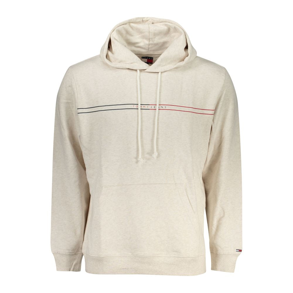 Sweat à capuche pour homme en coton beige Tommy Hilfiger
