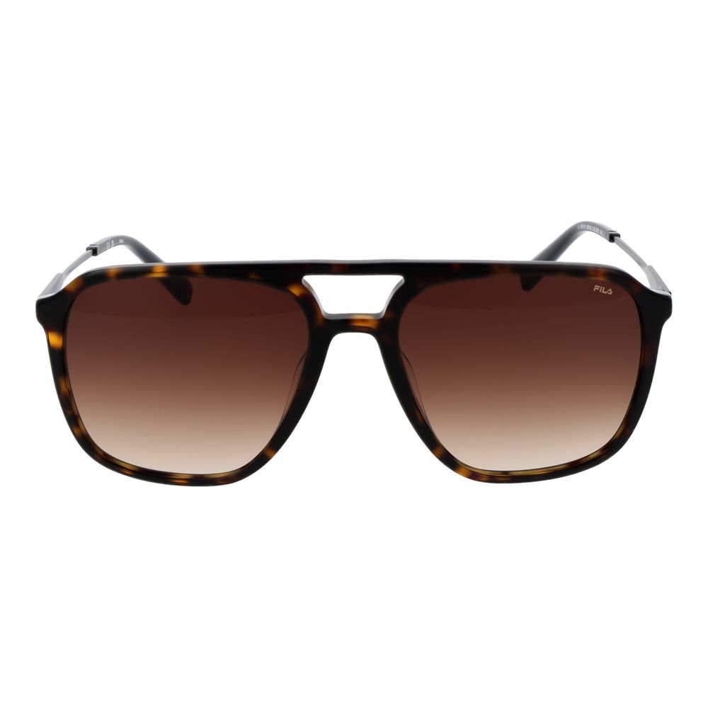 Lunettes de soleil Fila marron en acétate de cellulose