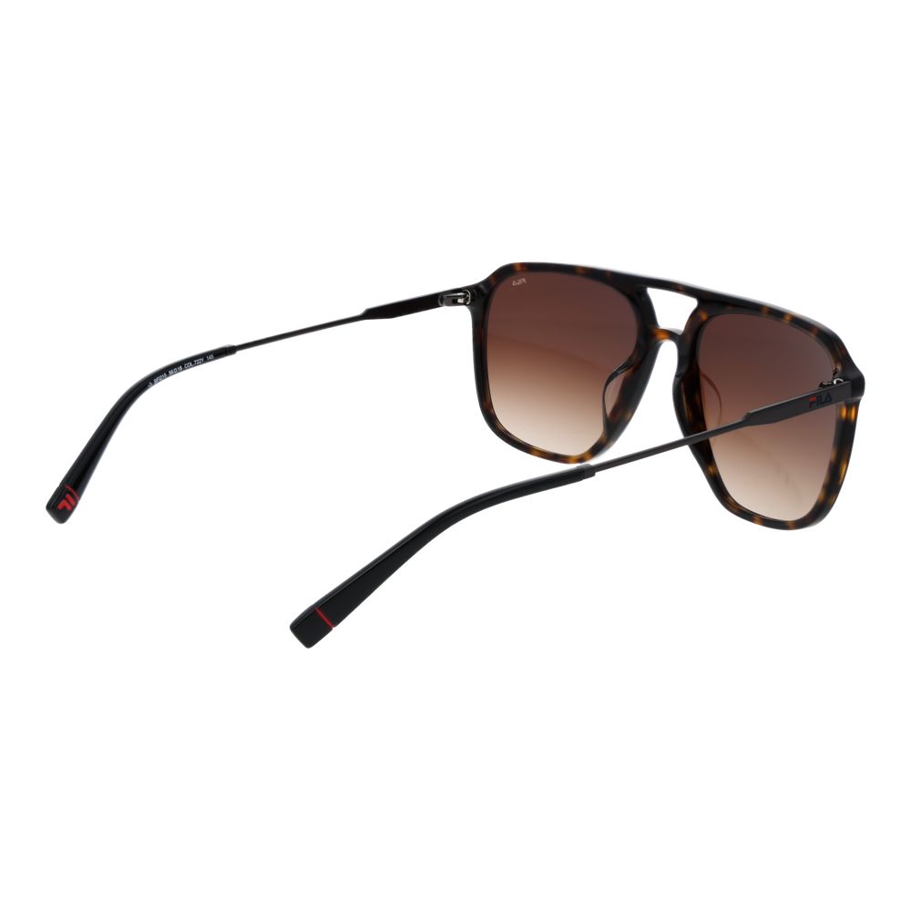 Lunettes de soleil Fila marron en acétate de cellulose