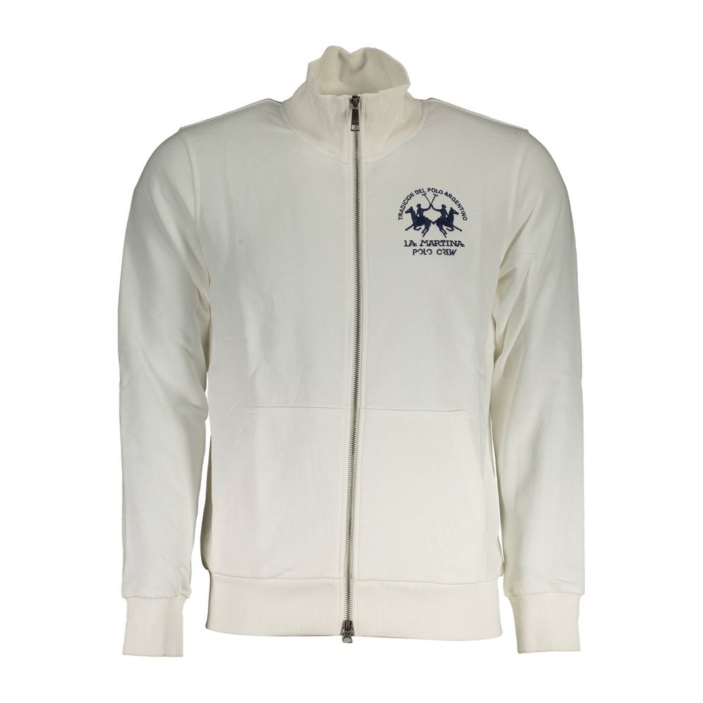 Sweat-shirt en Coton Blanc Homme La Martina